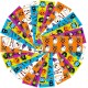 100-Sheets Kids Halloween Stickers for Kids and Adult, Vinyl Waterproof Halloween Pumpkin Stickers for Halloween Gifts and Kids Halloween Party Favors