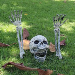 Realistic Skeleton Stakes Halloween Decorations for Lawn Stakes Garden Halloween Skeleton Decoration
