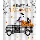 Halloween Shower Curtain for Bathroom Cute Halloween Pumpkin Shower Curtain Set, Ghost Shower Curtain Set , Cute Ghosts Holiday Pumpkin Shower Curtains Set, with 12 Hooks, 72''W X 72''H