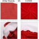 Red Hat Dining Chair Slipcovers,Christmas Chair Back Covers Kitchen Chair Covers for Christmas Holiday Festival Decoration