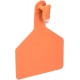 Z Tags 100 Count 1-Piece Blank Tags for Cows, Orange