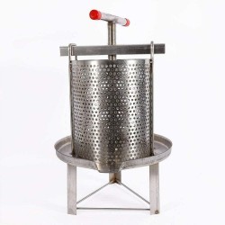 DYRABREST Bee Honey Press Extractor Stainless Steel Household Manual Honey Press Wax Press Beekeeping Tool Hand Crank Centrifuge Beekeeping Machine