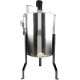 VIVO Electric 4 Frame Stainless Steel Honey Extractor, Honeycomb Drum Spinner BEE-V004E