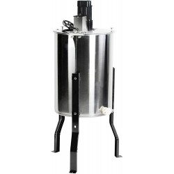 VIVO Electric 4 Frame Stainless Steel Honey Extractor, Honeycomb Drum Spinner BEE-V004E