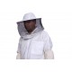 BeeAttire Ventilated Bee Suit 3 Layer Mesh Bee Protection New Light weight Ultra breeze Maximum protection for Professional Beginner beekeeper YKK zippers Full Beekeeping Costume with round hood (7XL)