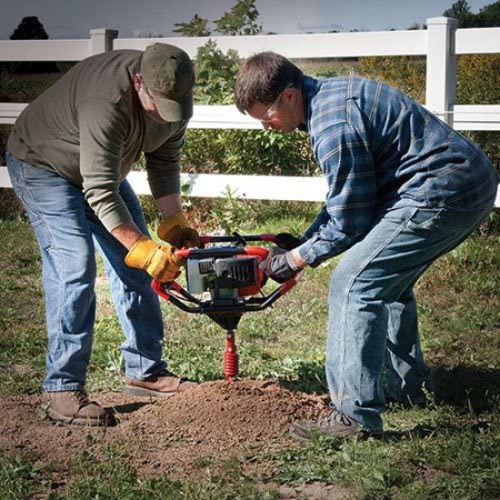 Earthquake 10310 Dually 1 or 2-Person Earth Auger Powerhead - 52cc 2-Cycle Viper Engine