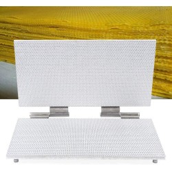 LOYALHEARTDY Beeswax Foundation Sheet Mold Machine Mill Cell Size 5.3mm Beeswax Casting Mould Beekeeping Tool 42 x 22cm/16.53