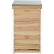 MorNon Natural Bee Hive 10 Frame Includes Frames and Foundations Wooden Beehive with Metal Roof (3-Layer)