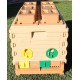 Apimaye Insulated 7 Frame Langstroth Nucleus Bee Hive Nuc Queen Castle