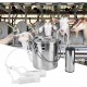 Portable Electric Milking Machine 5L Goat Milker Machine Sheep Milker for Sheep/Goat/Cow with Vacuum-Pulse Pump Stainless Steel Easy to Clean(Sheep)