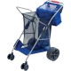 Rio Brands Beach Wonder Wheeler Deluxe Beach Utility Foldable Cart, Blue