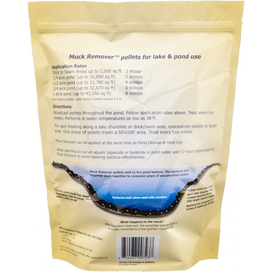 Natural Waterscapes Muck Remover Pellets - 10 lbs