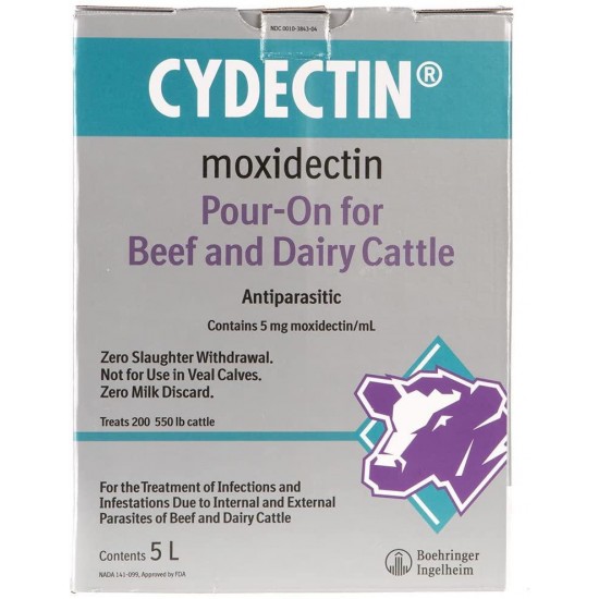 DavesPestDefense Cydectin Pour On Dewormer 5 Liter