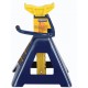 Hein-Werner HW93503 Blue/Yellow Jack Stand - 3 Ton Capacity