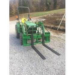 Titan Attachments Pallet Fork Frame fits John Deere Loaders with 2