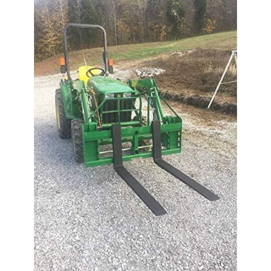 Titan Attachments Pallet Fork Frame fits John Deere Loaders with 2