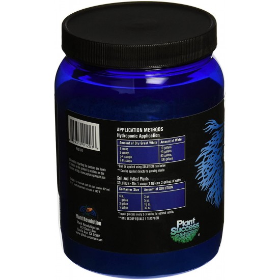 Great White PRPSGW32 White Mycorrhizae, 1 Quart, 32 Ounce, Blue