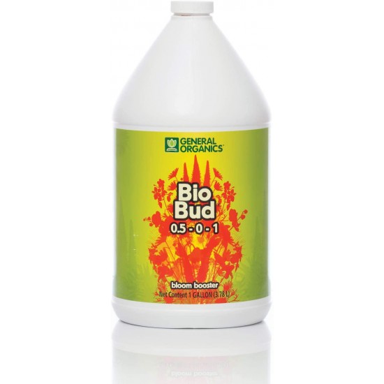 General Hydroponics GH5333 General Organics BioBud 0.5-0-1 Encourages Flowering & Fruit Development No Added Microbes, 1 Gallon