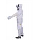 BEEATTIRE Ventilated Bee Suit with Easy Access Veil 3 Layer Mesh Bee Protection New Light Weight Ultra Breeze Max Protection for Professional Beginner Beekeeper Full Beekeeping Costume (3XL)