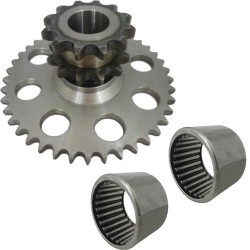 One (1) D76529 Chain Drive Sprocket Fits Case-IH 1845C Skid Steer Loader 2 D64175 Bearing