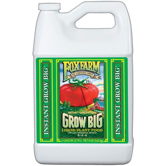 Fox Farm GLCMBX0005 Tiger Bloom Organic, Grow Big, 1 Gallon Combo Pack Fertilizer