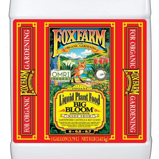 Fox Farm GLCMBX0005 Tiger Bloom Organic, Grow Big, 1 Gallon Combo Pack Fertilizer