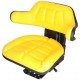 Seat Assembly - Grammer Style Vinyl Yellow Compatible with John Deere 2240 2640 2155 820 2020 2030 2950 2350 2040 3040 2755 2355 2940 2840 2150 2555 3140 2955 2440 1640 830 2750 2550 2140 1530 1020