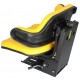 Seat Assembly - Grammer Style Vinyl Yellow Compatible with John Deere 2240 2640 2155 820 2020 2030 2950 2350 2040 3040 2755 2355 2940 2840 2150 2555 3140 2955 2440 1640 830 2750 2550 2140 1530 1020