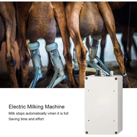 Dioche Electric Milking Machine, Mini Household Goat Milking Kit Household Sheep Milking Machine Goat Milking Machine, for Milking Kit Household(U.S. regulations)