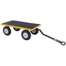 Gorilla Carts Heavy-Duty Steel Utility Cart with Removable Sides and 13