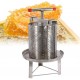 DIFU Stainless Steel Household Presser Manual Honey Press Wax Machine Beekeeping Tool with Press Rod for Wax and Honey Press USA Stock