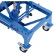 DURHAND 300 lbs Hydraulic Motorcycle Scissor Jack Lift Foot Step Wheels for Small Dirt Bikes