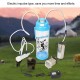 Electric Milking Machine,3L Fresh-Keeping Bottle Small Household Portable Electric Milking Machine Electric Bucket Milk Cutter Sheep Feedin Milker Impulse Type for Sheep Cows Goat Milking Kit