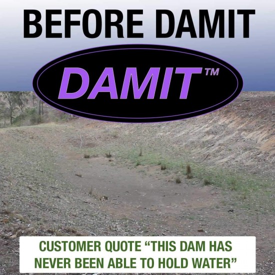 DamIt - Rapid Leak Sealer for Dams and Ponds 15L