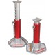 BIG RED T43004 Torin Aluminum Jack Stands with Locking Support Pins: 3 Ton (6,000 lb) Capacity, Red/Silver, 1 Pair