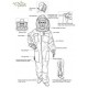 OZ ARMOUR Full Beekeeping Suit 3 Layer Ventilated Beekeeper Costume with Fencing Hood (Medium)