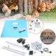 DYRABREST Chicken Coop Door Automatic Opener Kit 12V Safety Sensor Timer Operated Rainproof Outdoor with Timer Controller for Chicken Coops and Ducks