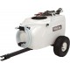 Ironton Tow-Behind Trailer Broadcast and Spot Sprayer - 13-Gallon Capacity, 1 GPM, 12 Volt DC