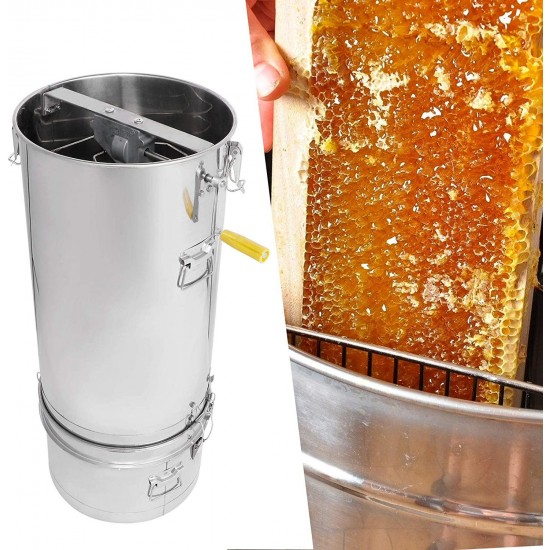 Asixxsix Honey Centrifuge, Rust-Resistant Honey Separator, Easy to Operate for Beekeeping Beekeeper