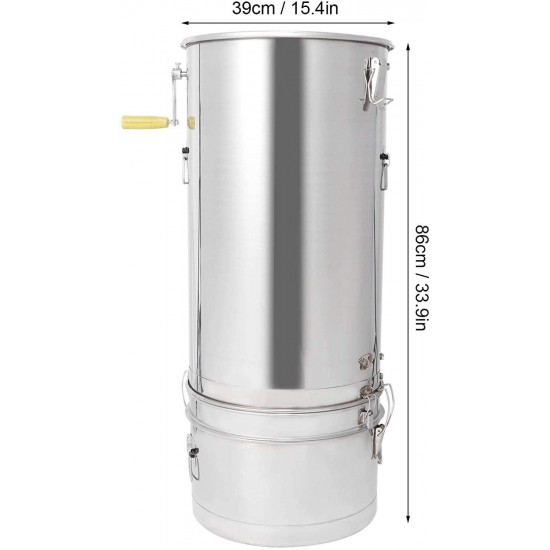 Asixxsix Honey Centrifuge, Rust-Resistant Honey Separator, Easy to Operate for Beekeeping Beekeeper