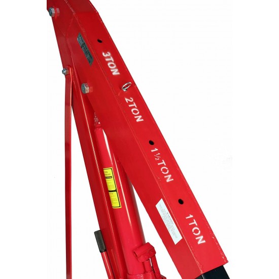 Dragway Tools 3 Ton 6000 LB Heavy Duty Engine Hoist Cherry Picker Shop Crane