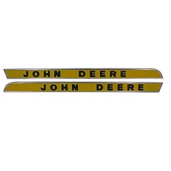 One New Right & Left Hand Side Moldings (Raised Letters) Fits John Deere 1010, 2010, 2510, 2520, 3010, 3020, 4000, 4010, 4020, 4320, 4520, 4620, 5010, 5020 Models Interchangeable with AR28048