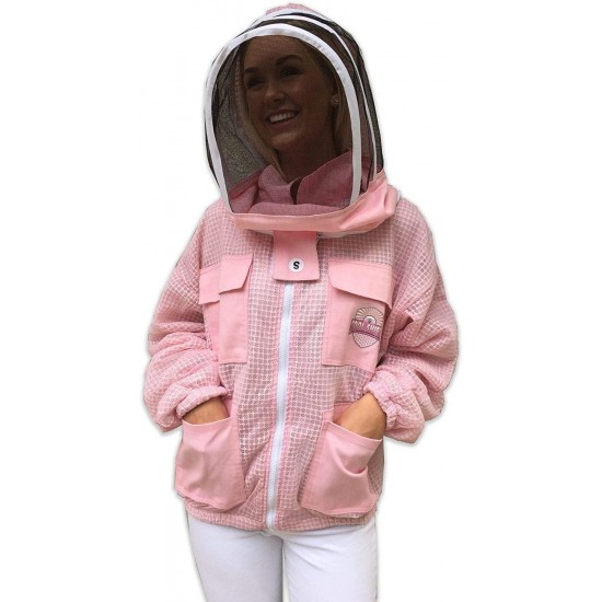 Pink Fully Ventilated Beekeeping Jacket