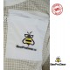 Bee Jackets JFV 3X Layers Safety - Unisex White Fabric Mesh Beekeeping Jacket - Beekeeping Fencing Veil Protective Clothing - Fully Ventilated Bee Keeping Jacket