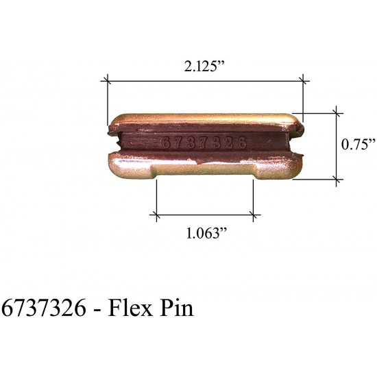 8-6737322, Fits Bobcat Skid Steer Tooth/Shank/Hardware Assembly- 6737322Y