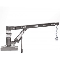 Stark 1/2 Ton Capacity Pickup Truck Extra Lift Hoist Load Crane Telescopic 1100lbs Extension Lock Position Swivel Base