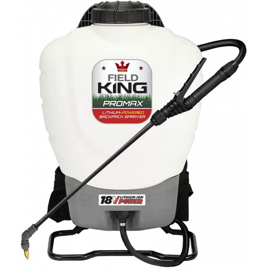 Field King 190515 Professionals Battery Powered Backpack Sprayer, 4 gal