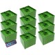 FloraFlex FF331 New Version 2.0 Top Feed 6 inch Dripper for Rockwool Cubes, (50-Pack), Green