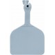 Z Tags 1000 Count 1-Piece Blank Feedlot Tags, Gray