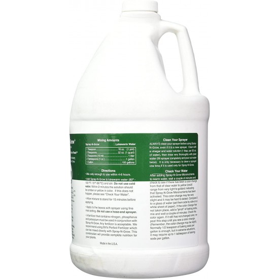 Spray-N-Grow CSNG Micronutrients Complex, 1 gallon